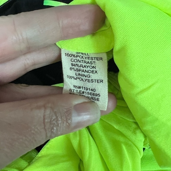 Double Zero Lime Green One Piece Backless Halter Top - Picture 11 of 13